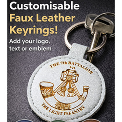 Durham Light Infantry VII Faux Keyring